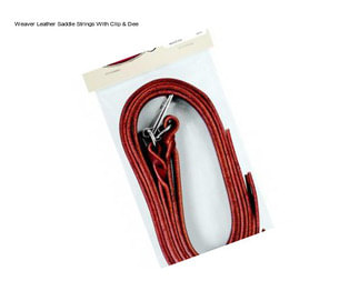 Weaver Leather Saddle Strings With Clip & Dee