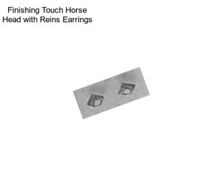 Finishing Touch Horse Head with Reins Earrings