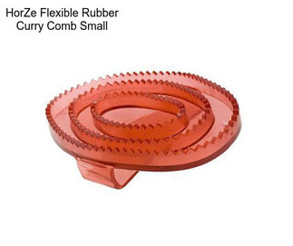 HorZe Flexible Rubber Curry Comb Small