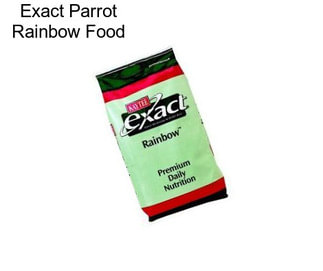 Exact Parrot Rainbow Food