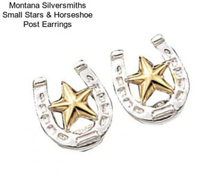 Montana Silversmiths Small Stars & Horseshoe Post Earrings