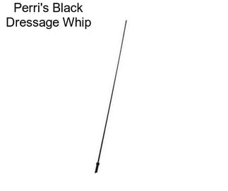 Perri\'s Black Dressage Whip