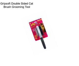 Gripsoft Double Sided Cat Brush Grooming Tool