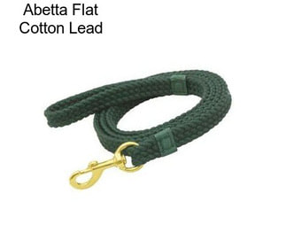 Abetta Flat Cotton Lead