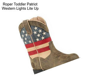 Roper Toddler Patriot Western Lights Lite Up