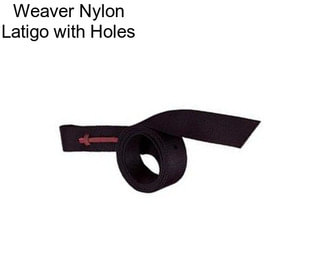 Weaver Nylon Latigo with Holes