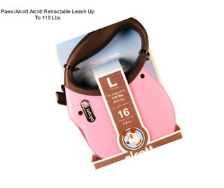 Paws/Alcott Alcott Retractable Leash Up To 110 Lbs