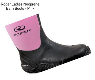 Roper Ladies Neoprene Barn Boots - Pink