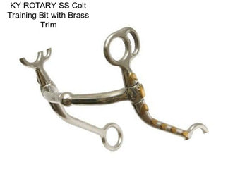 KY ROTARY SS Colt Training Bit with Brass Trim