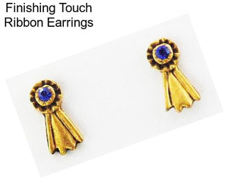 Finishing Touch Ribbon Earrings