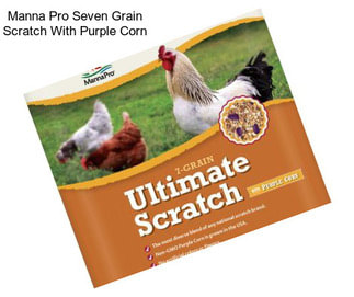 Manna Pro Seven Grain Scratch With Purple Corn