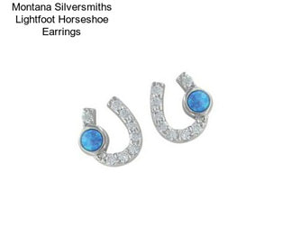 Montana Silversmiths Lightfoot Horseshoe Earrings