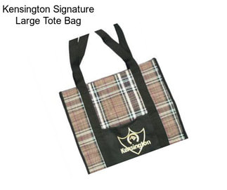 Kensington Signature Large Tote Bag