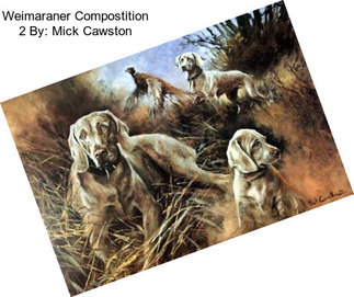 Weimaraner Compostition 2 By: Mick Cawston