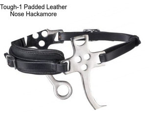 Tough-1 Padded Leather Nose Hackamore