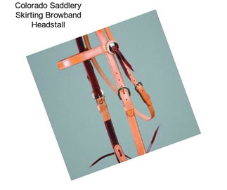 Colorado Saddlery Skirting Browband Headstall