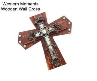 Western Moments Wooden Wall Cross