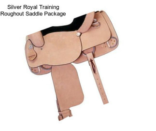 Silver Royal Training Roughout Saddle Package