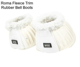 Roma Fleece Trim Rubber Bell Boots