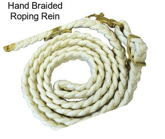 Hand Braided Roping Rein