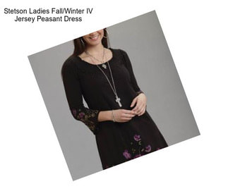 Stetson Ladies Fall/Winter IV Jersey Peasant Dress