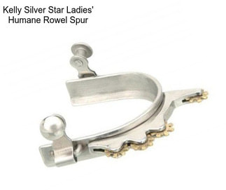 Kelly Silver Star Ladies\' Humane Rowel Spur