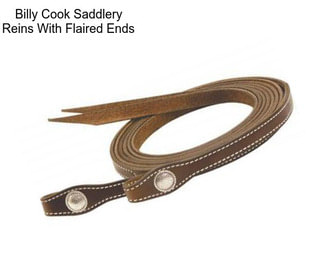 Billy Cook Saddlery Reins With Flaired Ends