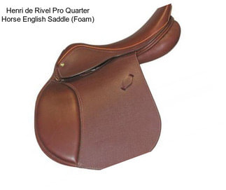 Henri de Rivel Pro Quarter Horse English Saddle (Foam)