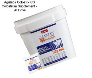 Agrilabs Colostrx CS Colostrum Supplement - 20 Dose