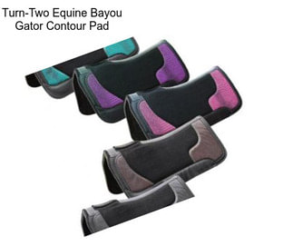 Turn-Two Equine Bayou Gator Contour Pad