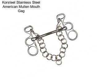 Korsteel Stainless Steel American Mullen Mouth Gag