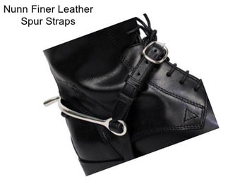 Nunn Finer Leather Spur Straps