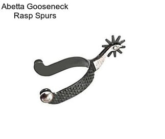 Abetta Gooseneck Rasp Spurs