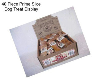 40 Piece Prime Slice Dog Treat Display