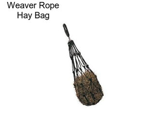 Weaver Rope Hay Bag