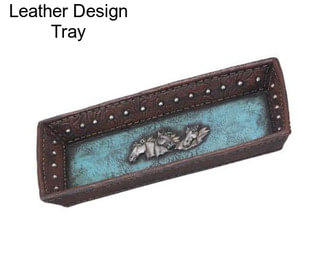 Leather Design Tray