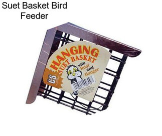 Suet Basket Bird Feeder