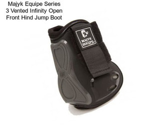 Majyk Equipe Series 3 Vented Infinity Open Front Hind Jump Boot