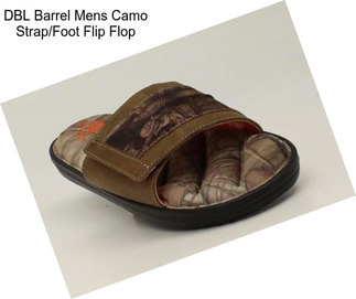 DBL Barrel Mens Camo Strap/Foot Flip Flop