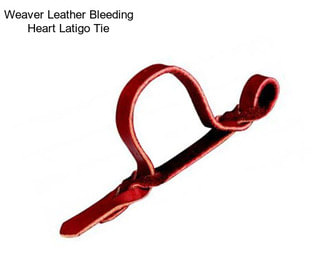 Weaver Leather Bleeding Heart Latigo Tie