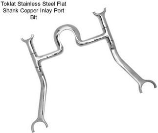 Toklat Stainless Steel Flat Shank Copper Inlay Port Bit