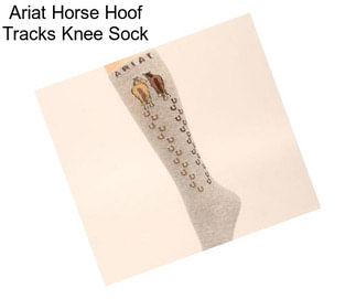 Ariat Horse Hoof Tracks Knee Sock