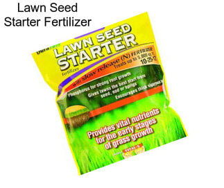 Lawn Seed Starter Fertilizer