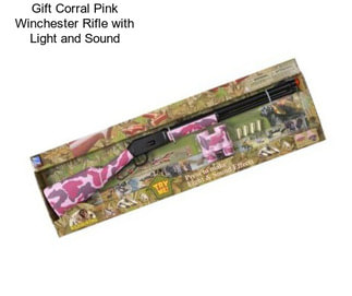 Gift Corral Pink Winchester Rifle with Light and Sound