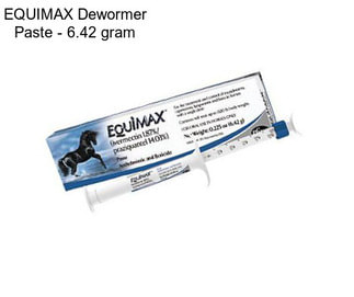 EQUIMAX Dewormer Paste - 6.42 gram