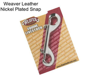 Weaver Leather Nickel Plated Snap