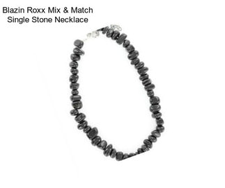 Blazin Roxx Mix & Match Single Stone Necklace