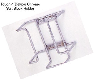 Tough-1 Deluxe Chrome Salt Block Holder