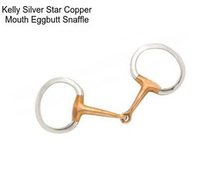 Kelly Silver Star Copper Mouth Eggbutt Snaffle