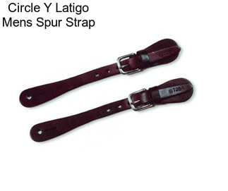 Circle Y Latigo Mens Spur Strap